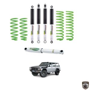 Foamcell Suspension Lift Kit with Steering Damper Nissan Safari Y60 Ironman